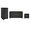 Manhattan Comfort Granville Dark Grey 5-Drawer Tall Dresser, 6-Drawer Double Dresser, and 2-Drawer Nightstand, Set of 3 GRAN075 - alternate 3